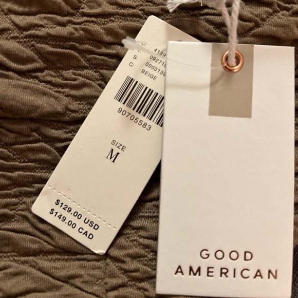 Good American Scrunchie Crop Top M BNWT - Picture 6 of 8